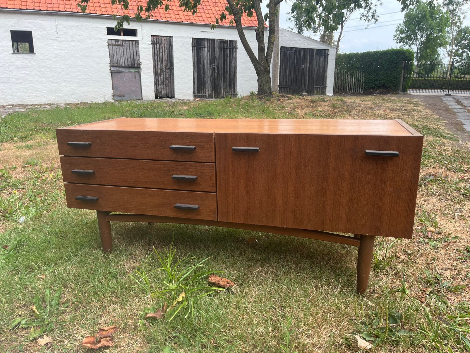 Vintage commode met spiegel, Ophalen