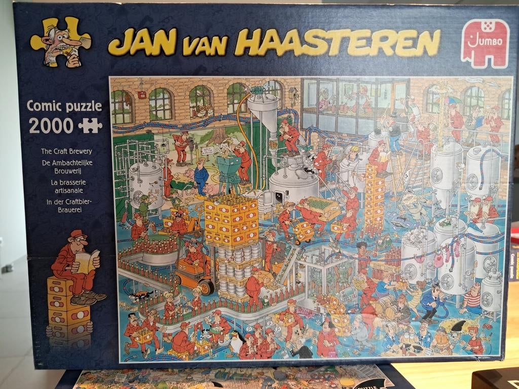 Jan Van Haasteren - 2000 stukken -De ambachtelijke Brouwerij, Hobby en Vrije tijd, Denksport en Puzzels, Ophalen