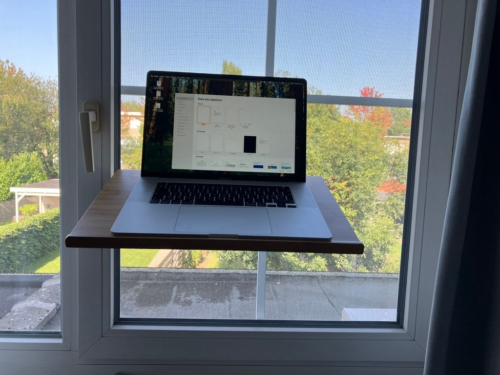 Draagbaar sta-bureau laptop, Werkplek, Ophalen of Verzenden, Nieuw zonder verpakking, Bureau