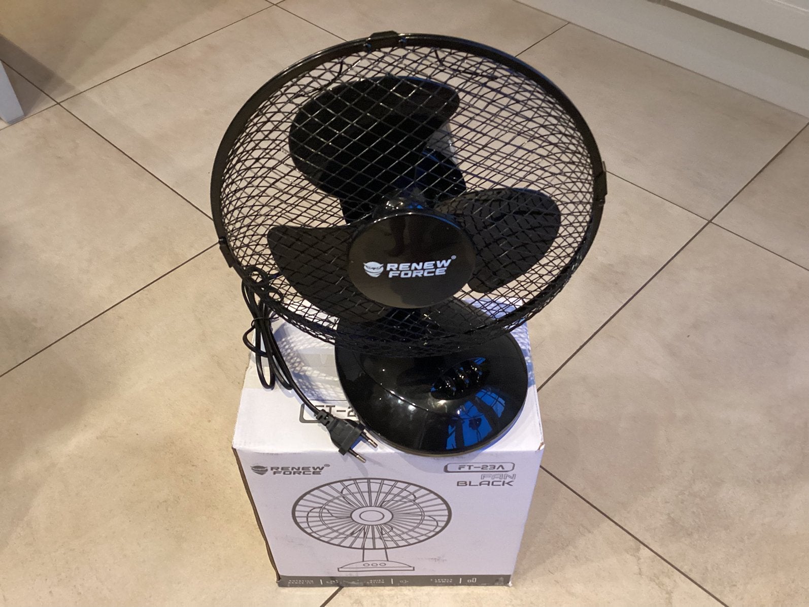 nieuwe ventilator, Elektronische apparatuur, Ventilatoren, Ophalen, Nieuw, Tafelventilator