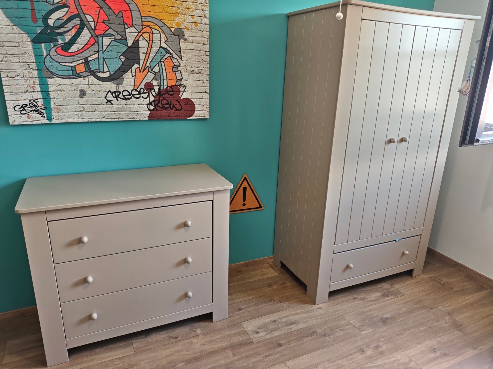 Chambre enfant complète évolutive Pericles - lit,commode,, Enfants & Bébés, Chambre d'enfant | Chambres d'enfant complètes, Garçon
