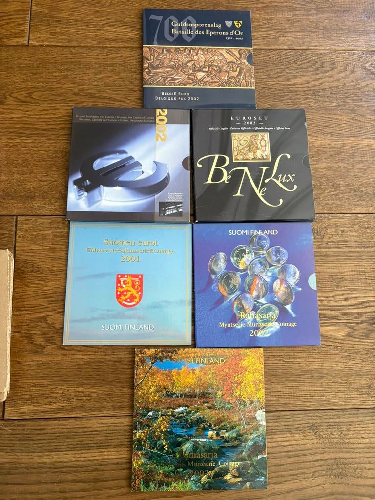 Lot de coffret de pièces euros, Enlèvement, Comme neuf, Coffret