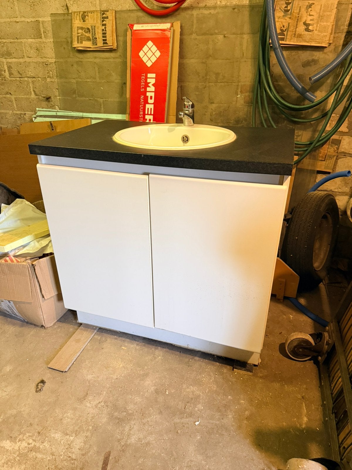 Lavabokast, Huis en Inrichting, Ophalen, Gebruikt, 50 tot 100 cm, Minder dan 100 cm