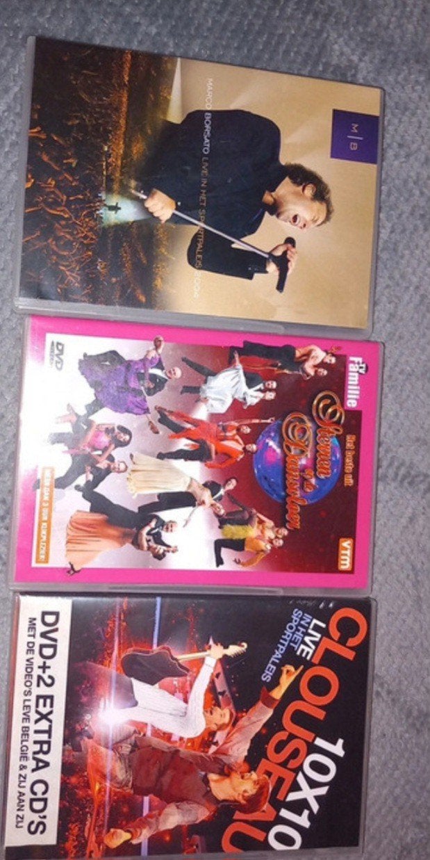 Dvd muziek clouseau marco borsato planckaerts depfaffs, Ophalen of Verzenden
