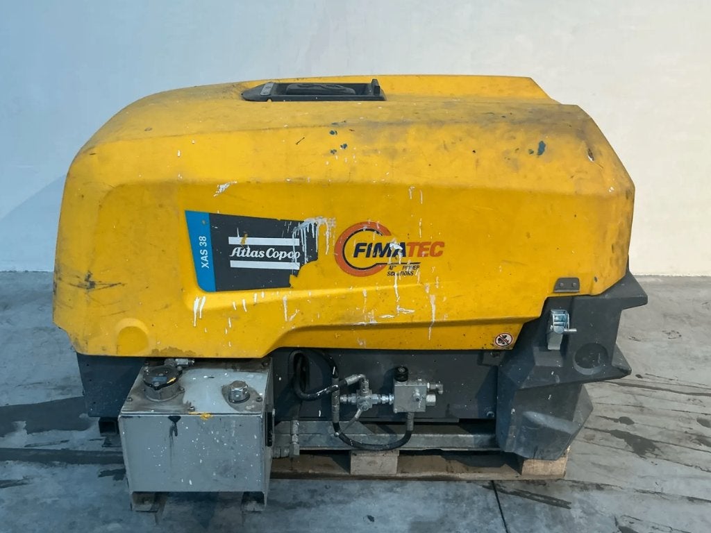 Atlas Copco XAS 38 – Compressor+hydraulische unit–2020–7 bar, Doe-het-zelf en Bouw, Compressors, Ophalen, 6 tot 10 bar, Minder dan 25 liter