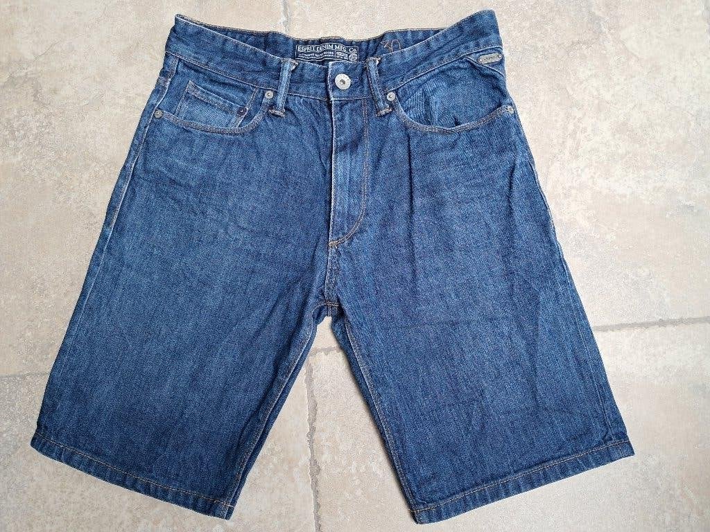 Merk Esprit: stoere jeans short mt 176 (zie foto's), Kinderen en Baby's, Kinderkleding | Maat 176, Broek, Ophalen of Verzenden