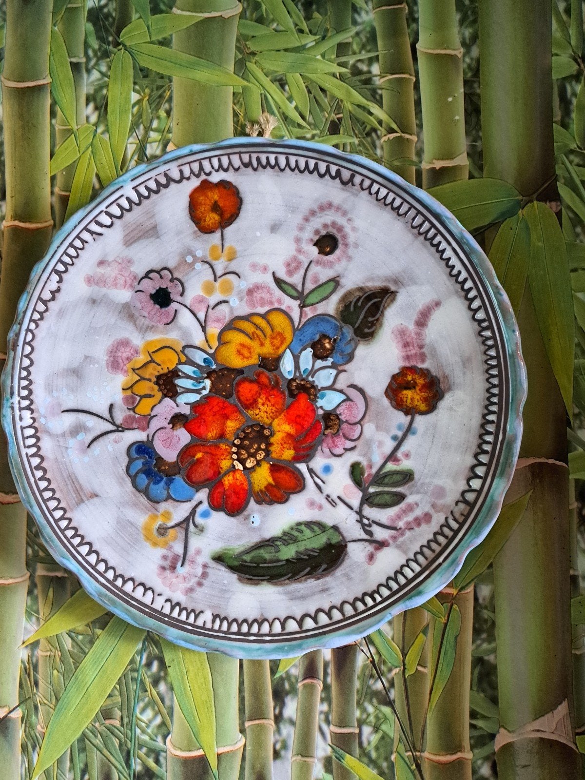 Assiette decorative vallauris, Ophalen