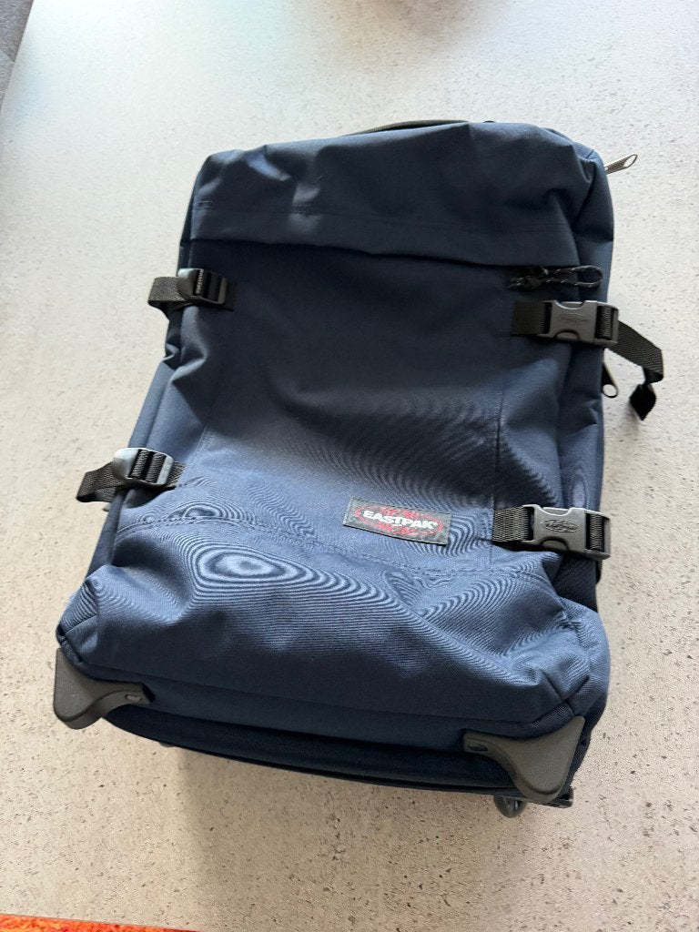 TRANVERZ S  - 2-wielige reistrolley - cabine formaat, Ophalen, Nieuw, Blauw, Uitschuifbare handgreep