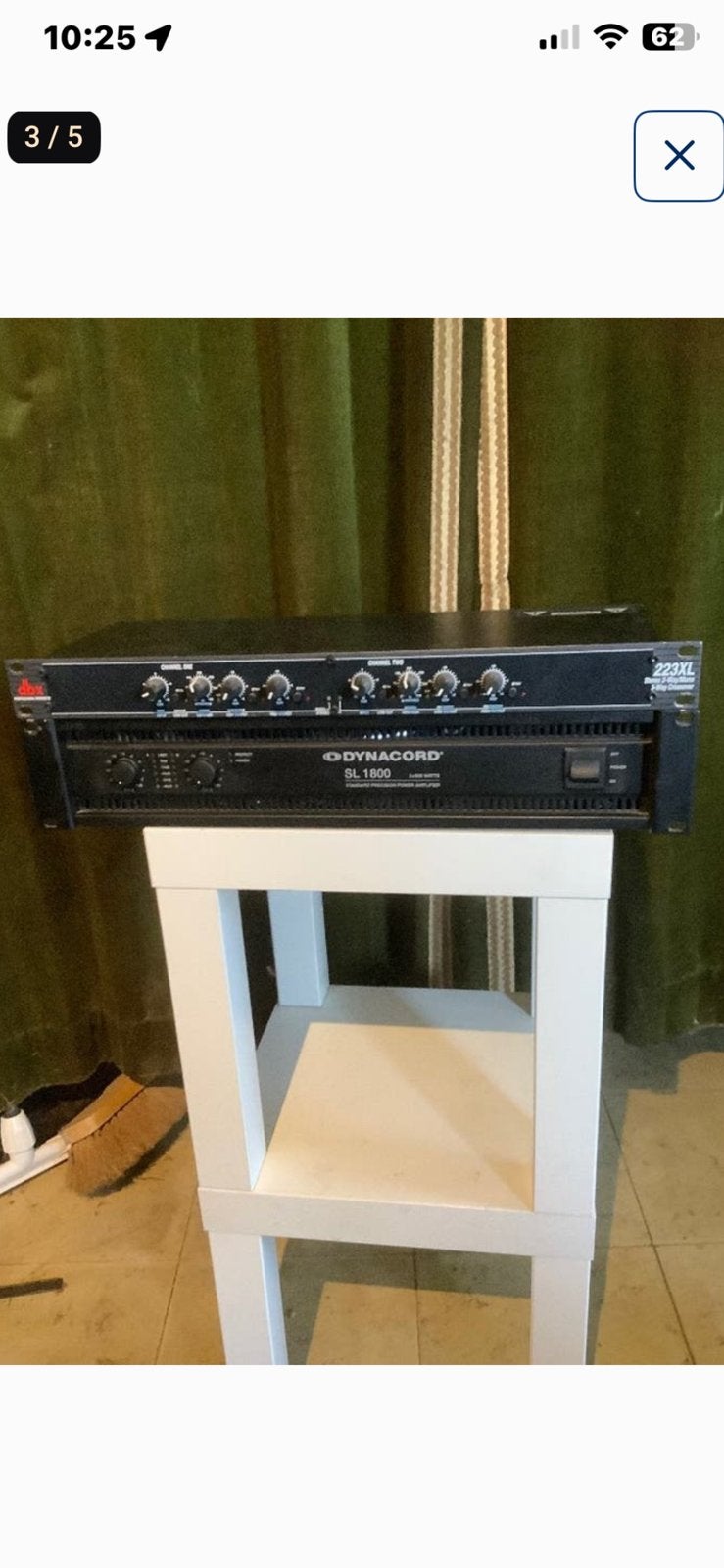 DDYNACORD 1800 SL & dbx 223 XL, Muziek en Instrumenten, Standaarden, Ophalen of Verzenden, Zo goed als nieuw