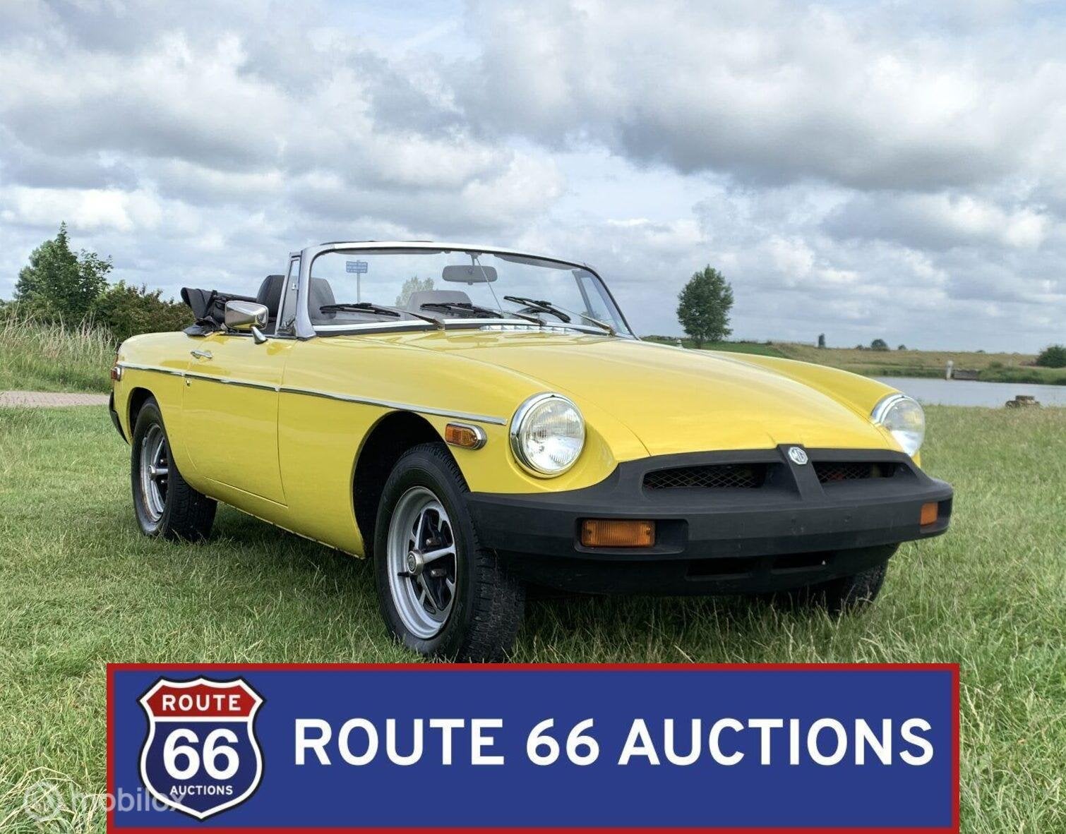 MG MGB Cabriolet | 1980 | Route 66 Auctions, Achat, Entreprise, Boîte manuelle, Autre carrosserie