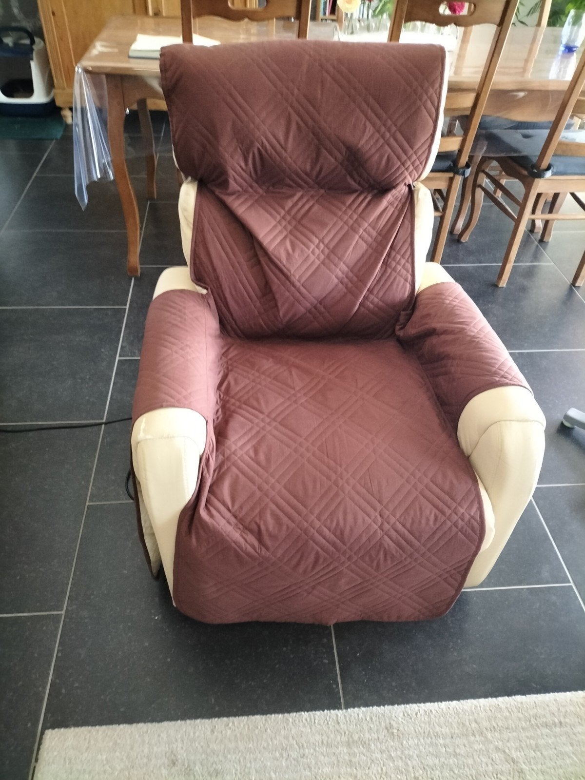 fauteuil relax électrique, Enlèvement, Cuir