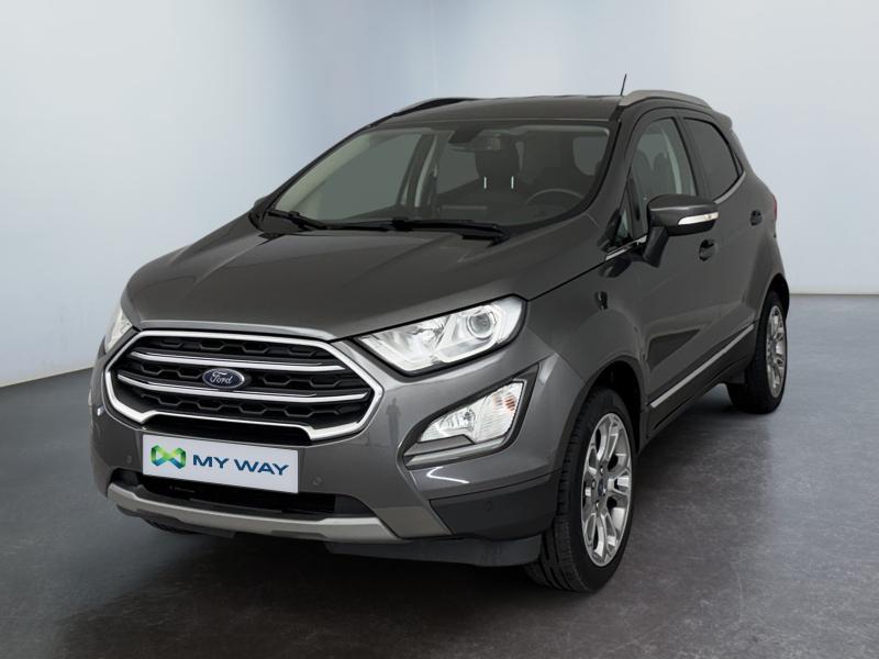 Ford EcoSport Titanium*GPS*Caméra*Carplay*Attelage*Clim aut, Autos, Ford, Argent ou Gris, Achat, 998 cm³, Euro 6