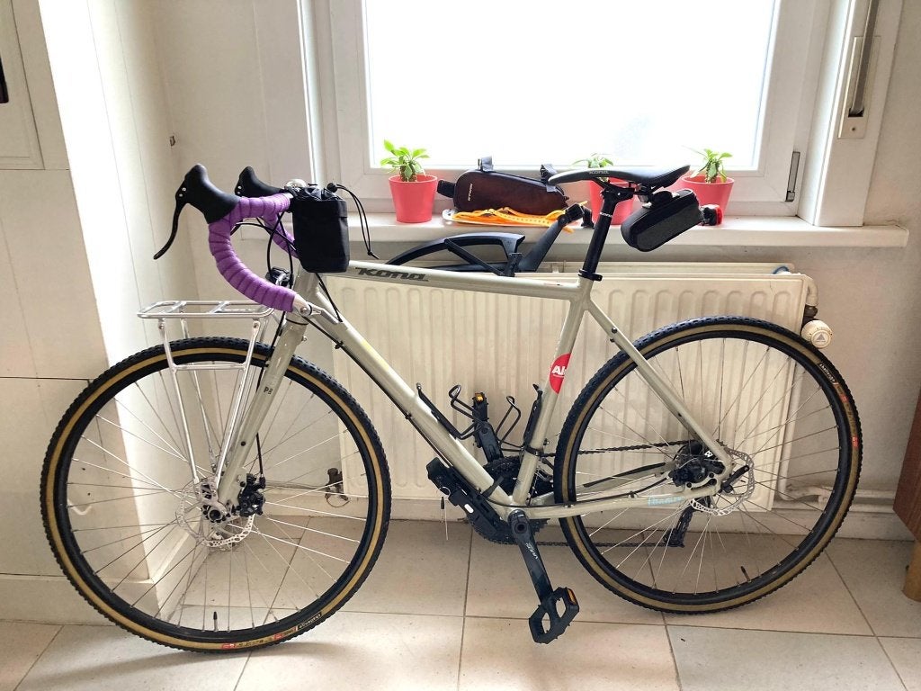 KONA gravelbike – volledig uitgerust – gravel / trekking, Fietsen en Brommers, Ophalen, 24 inch of meer, Staal, Kona