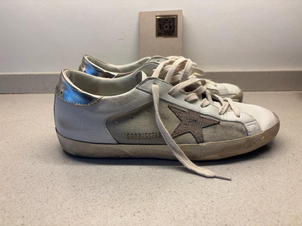 Golden Goose Superstar 39, Wit, Zo goed als nieuw, Sneakers, Ophalen