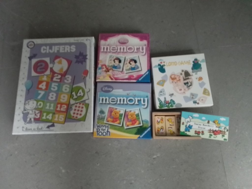 3+ spellen 5 stuks, Ophalen, Zo goed als nieuw