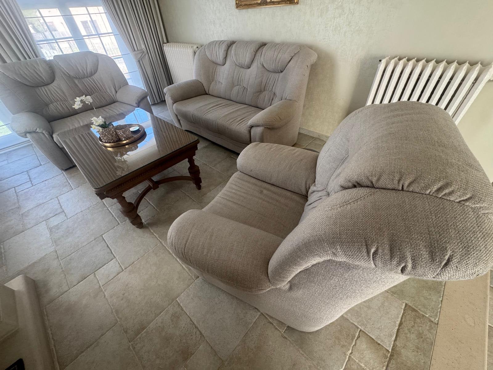 Salon in nieuwstaat! 4delig zonder schade-vlekken! Zie fotos, Maison & Meubles, Enlèvement, Comme neuf