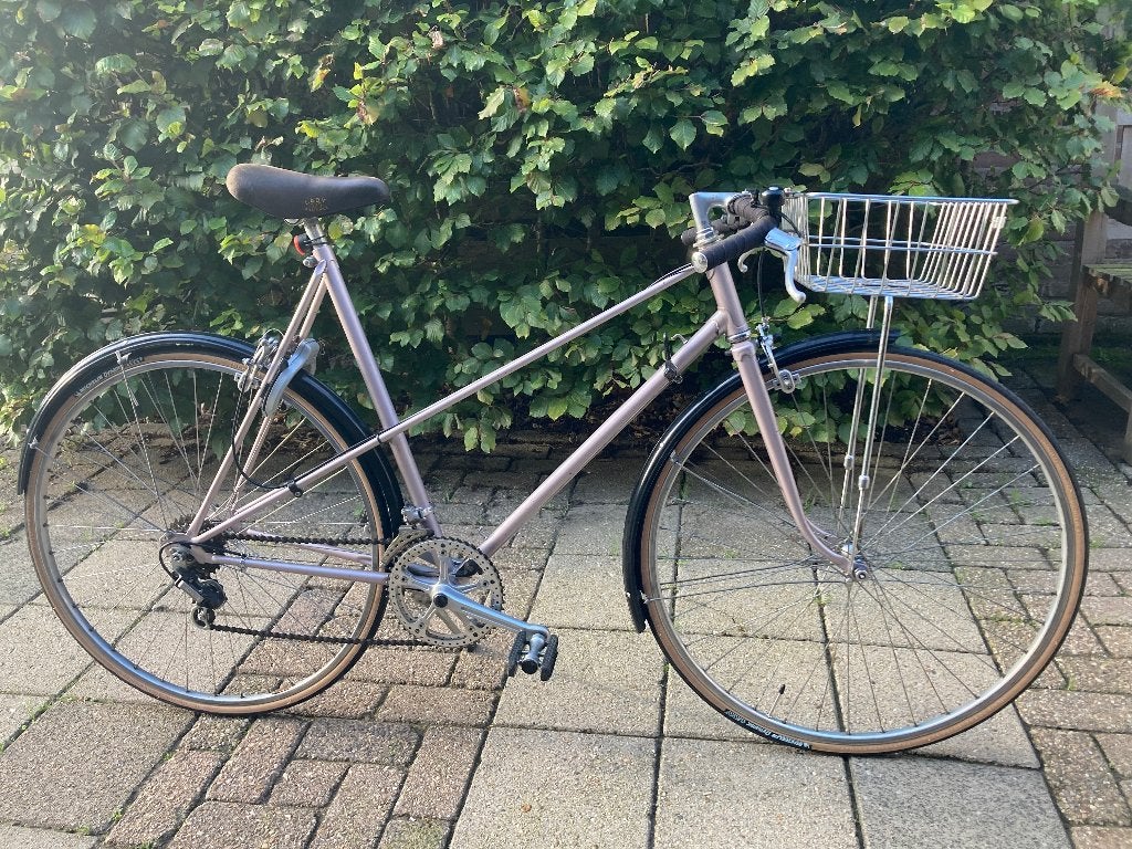 Vintage stalen Mixte dames fiets, Jaren '60 of nieuwer, Velgrem, 55 tot 59 cm, Ophalen