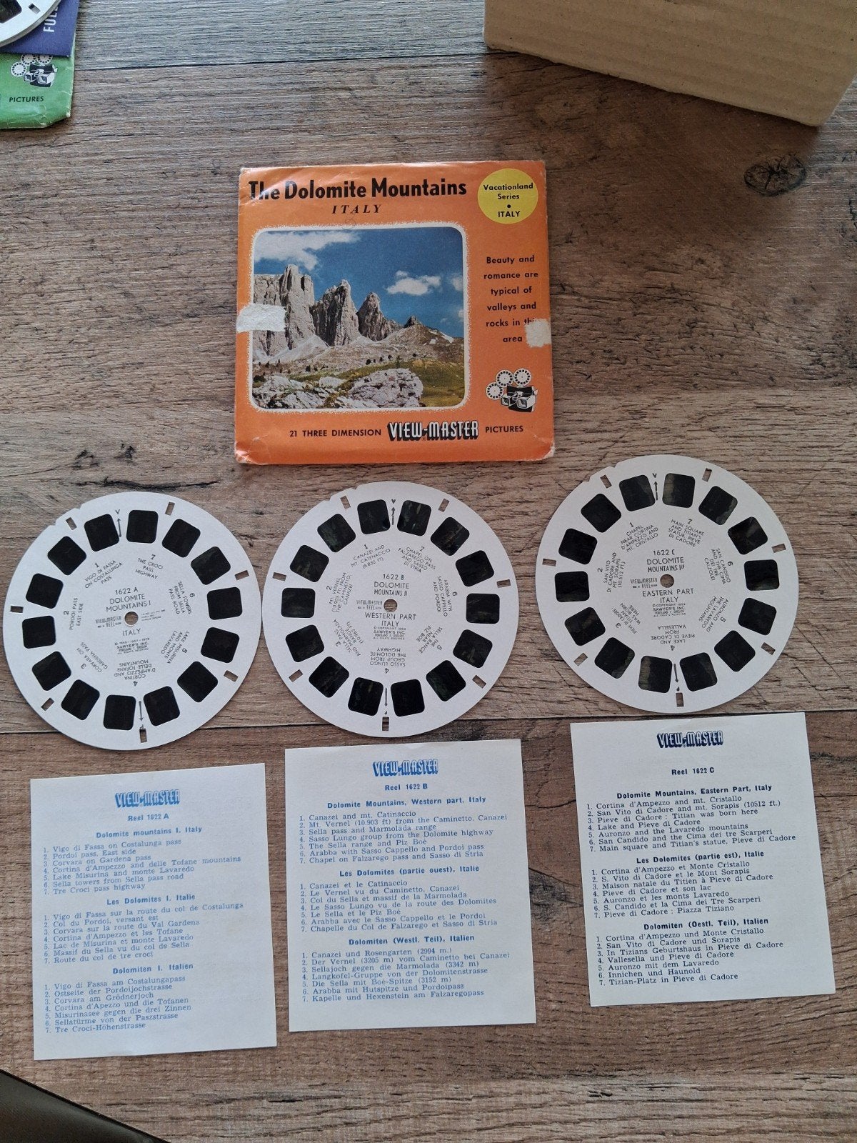 view-master : Italy, the dolomite mountains, Verzamelen, Verzenden