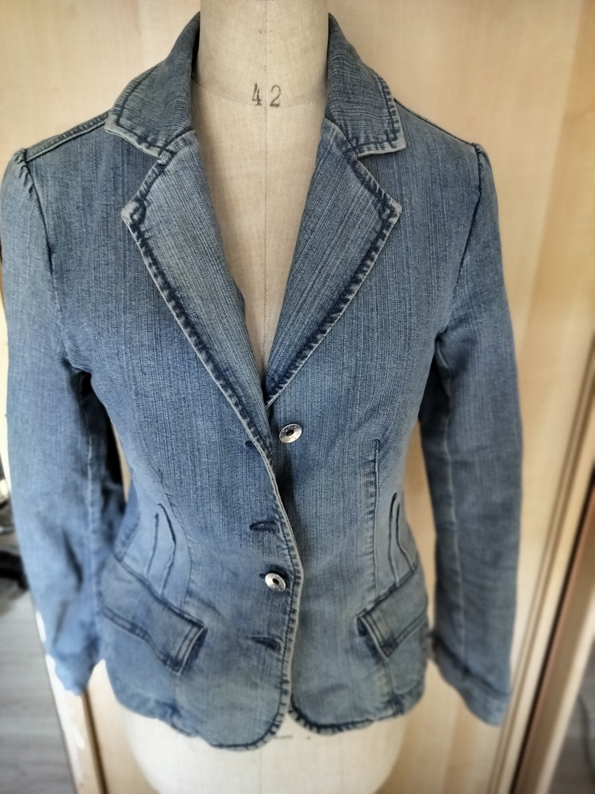 Jeans vest, Ophalen of Verzenden, Maat 38/40 (M)