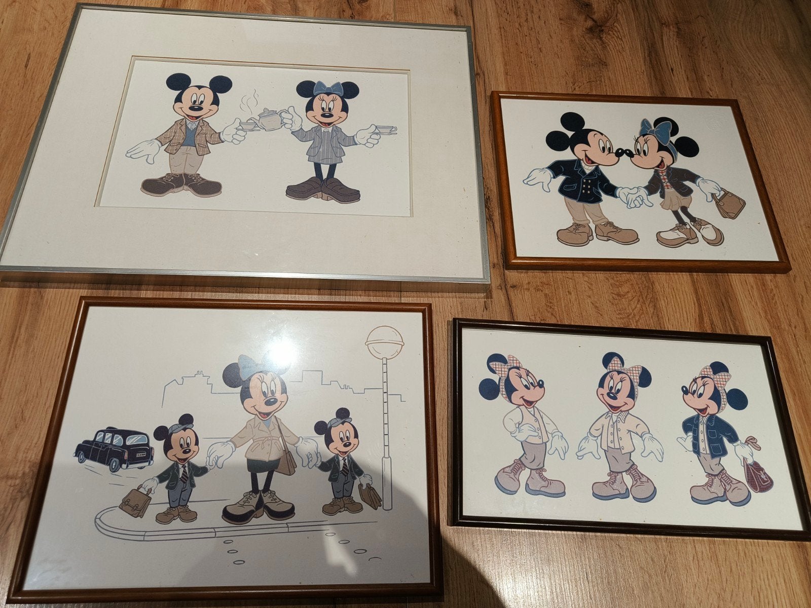 4 kaders Donaldson Mickey mouse disney, Collections, Enlèvement, Mickey Mouse