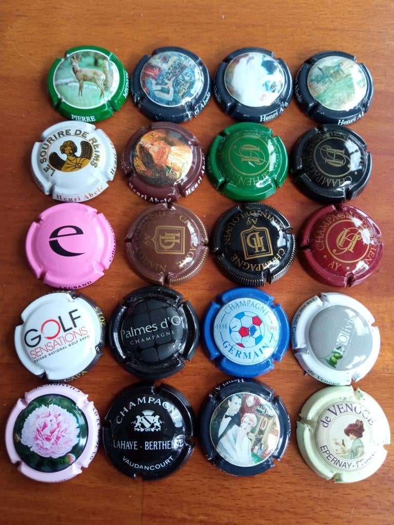 Champagne capsules lot 39, Verzenden
