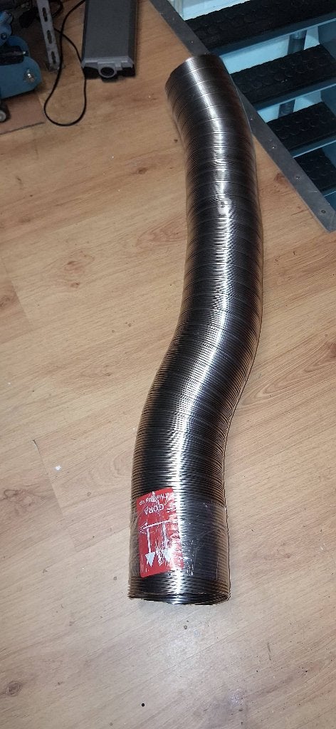 Flexible en inox, Doe-het-zelf en Bouw, Ophalen, Nieuw, Minder dan 2 meter, 80 mm of meer