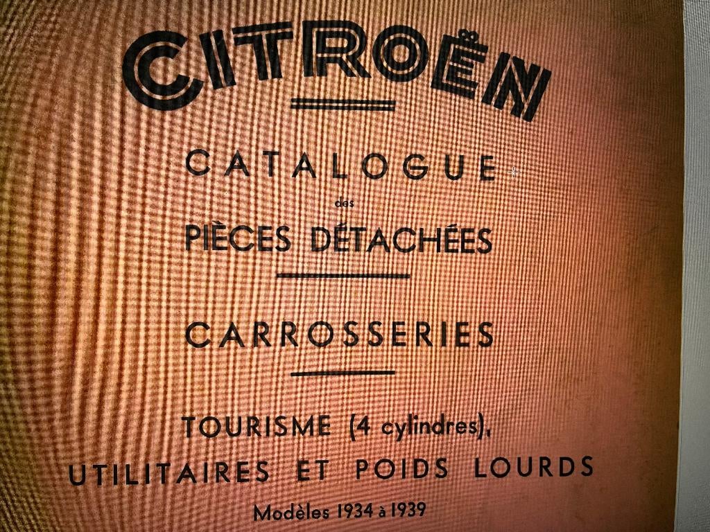 7 catalogen citroen traction avant 7/11  in Pdf ,oldtimer, Ophalen of Verzenden