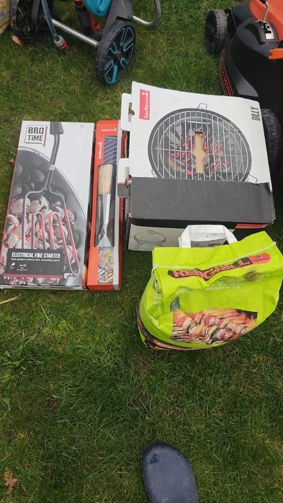 Kleine barbecueset, Tuin en Terras, Barbecue-accessoires, Ophalen, Nieuw, Barbecook