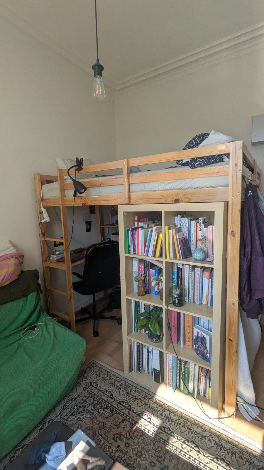 Sommier en hauteur 2 places en bois, Maison & Meubles, Chambre à coucher | Lits superposés & Lits mezzanines, 180 cm, 200 cm, Enlèvement