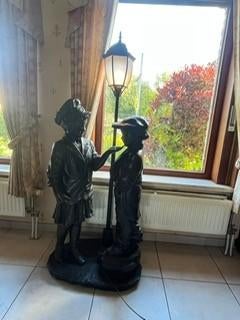 Grote figuratieve decoratieve vloerlamp 1,70 m, Antiek en Kunst, Ophalen