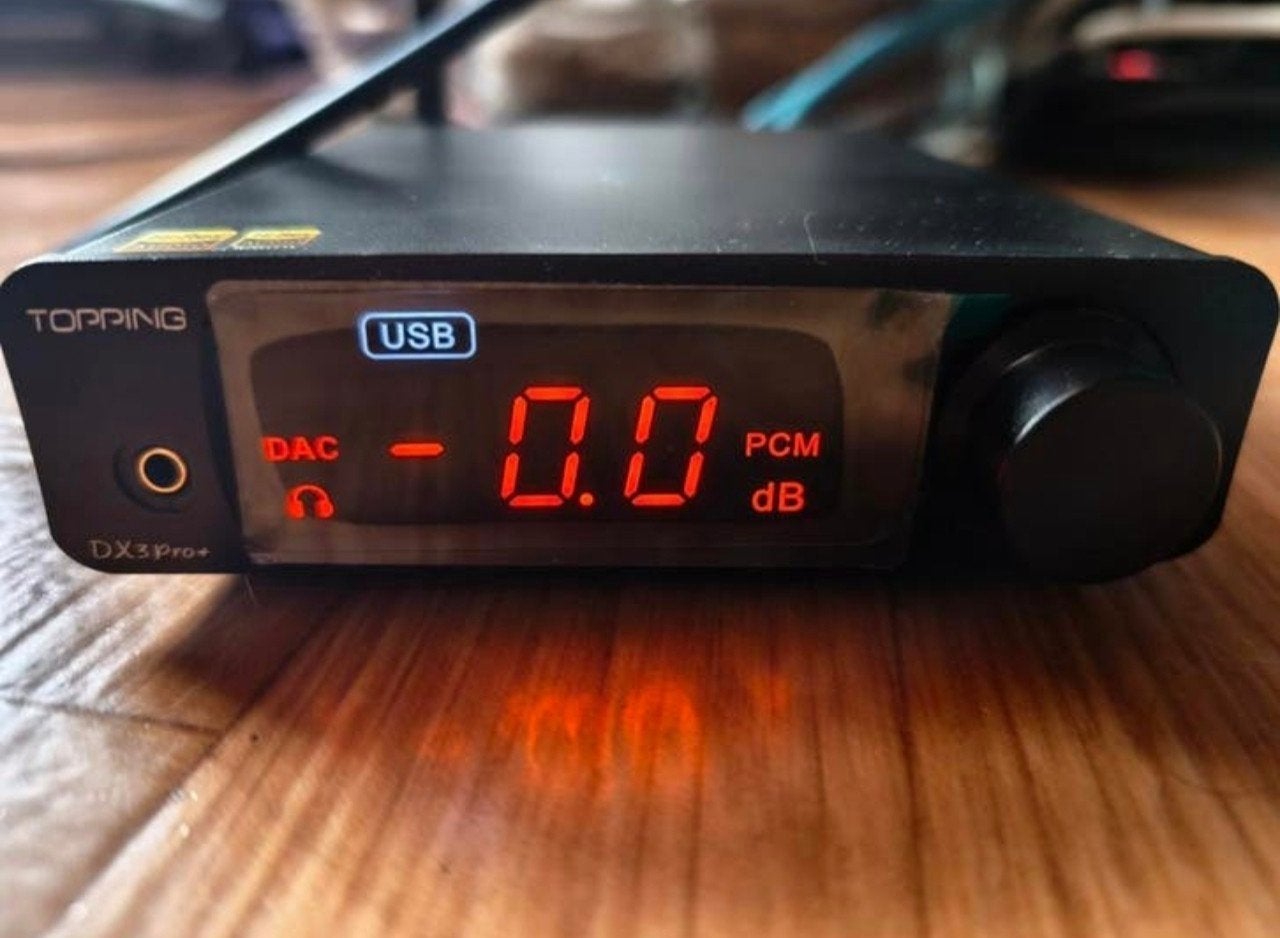 TOPPING DX3 PRO+ DAC ES9038Q2M/HOOFDTELEFOONVERSTERKER/LDAC, Ophalen of Verzenden