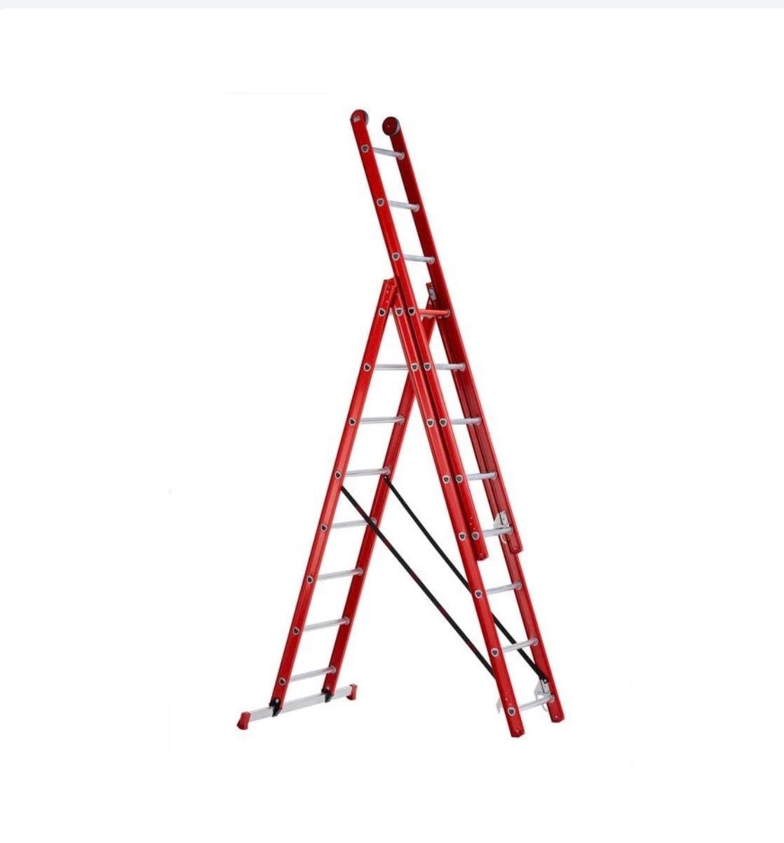 Altrex allround reformladder 3 x 9 treden., Doe-het-zelf en Bouw, Ladders en Trappen, Ophalen, Zo goed als nieuw, Ladder, Opvouwbaar of Inschuifbaar