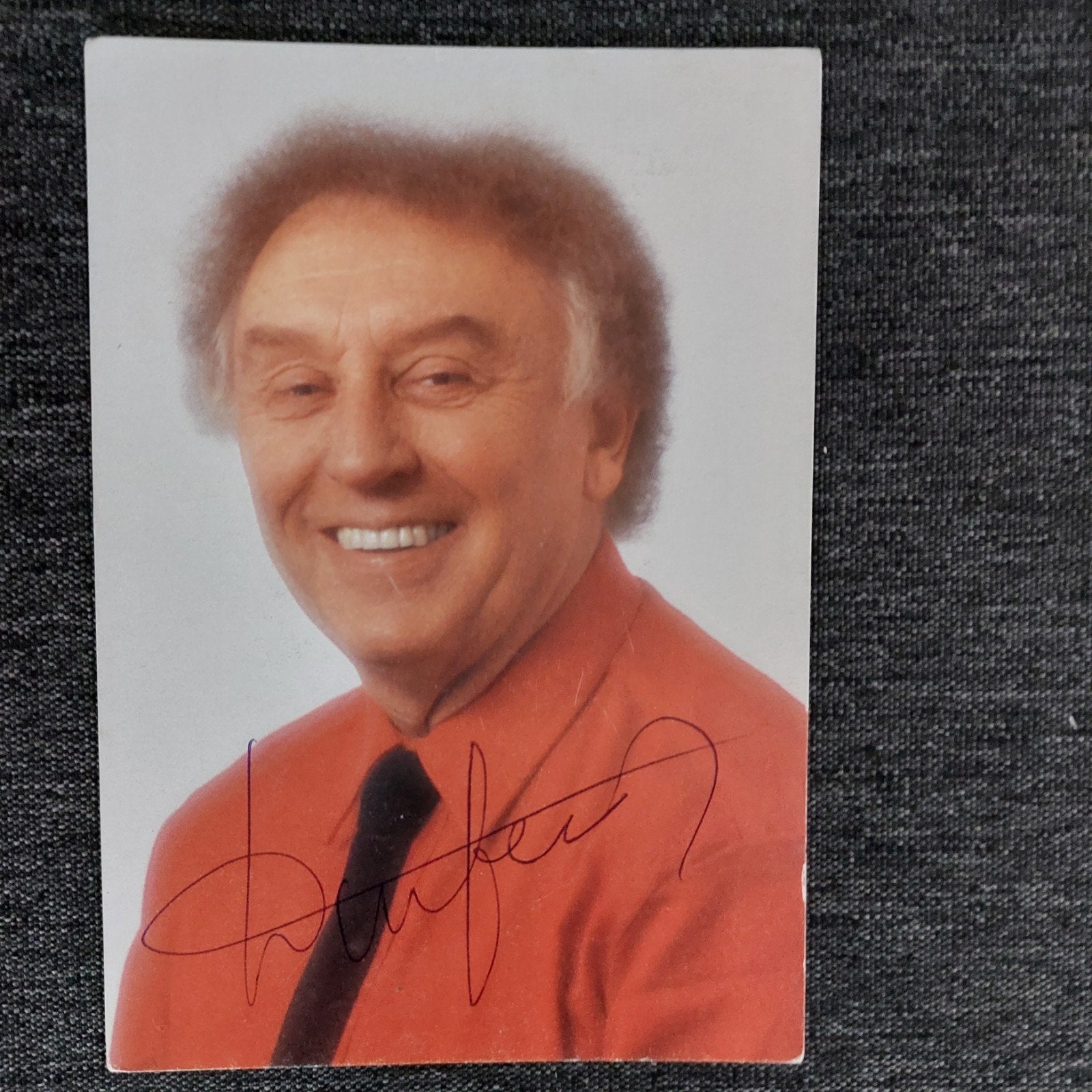 fotokaart zanger Will Ferdy, Ophalen of Verzenden