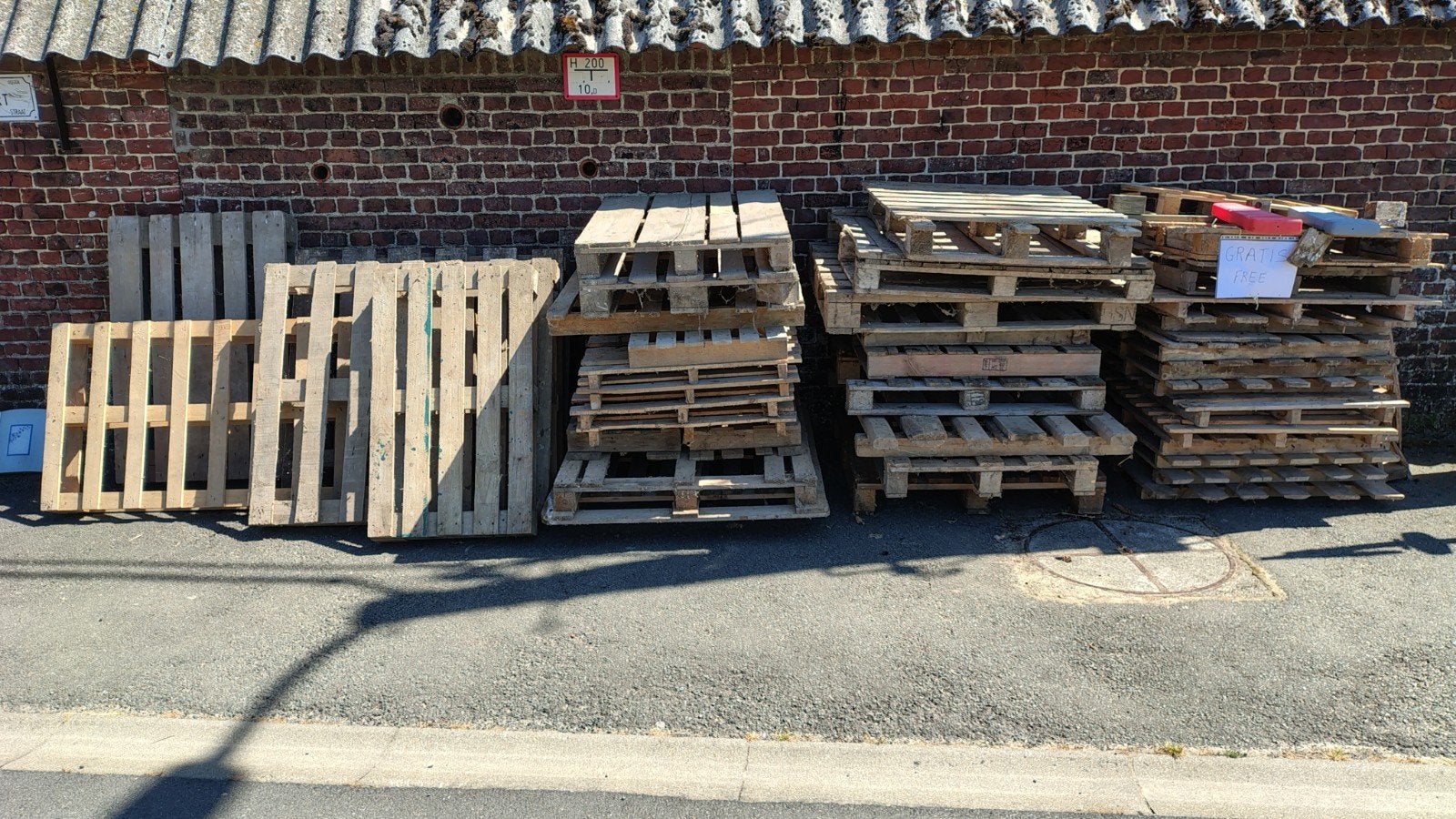 Palletten - pellets voor brandhout, Tuin en Terras, Brandhout, Ophalen