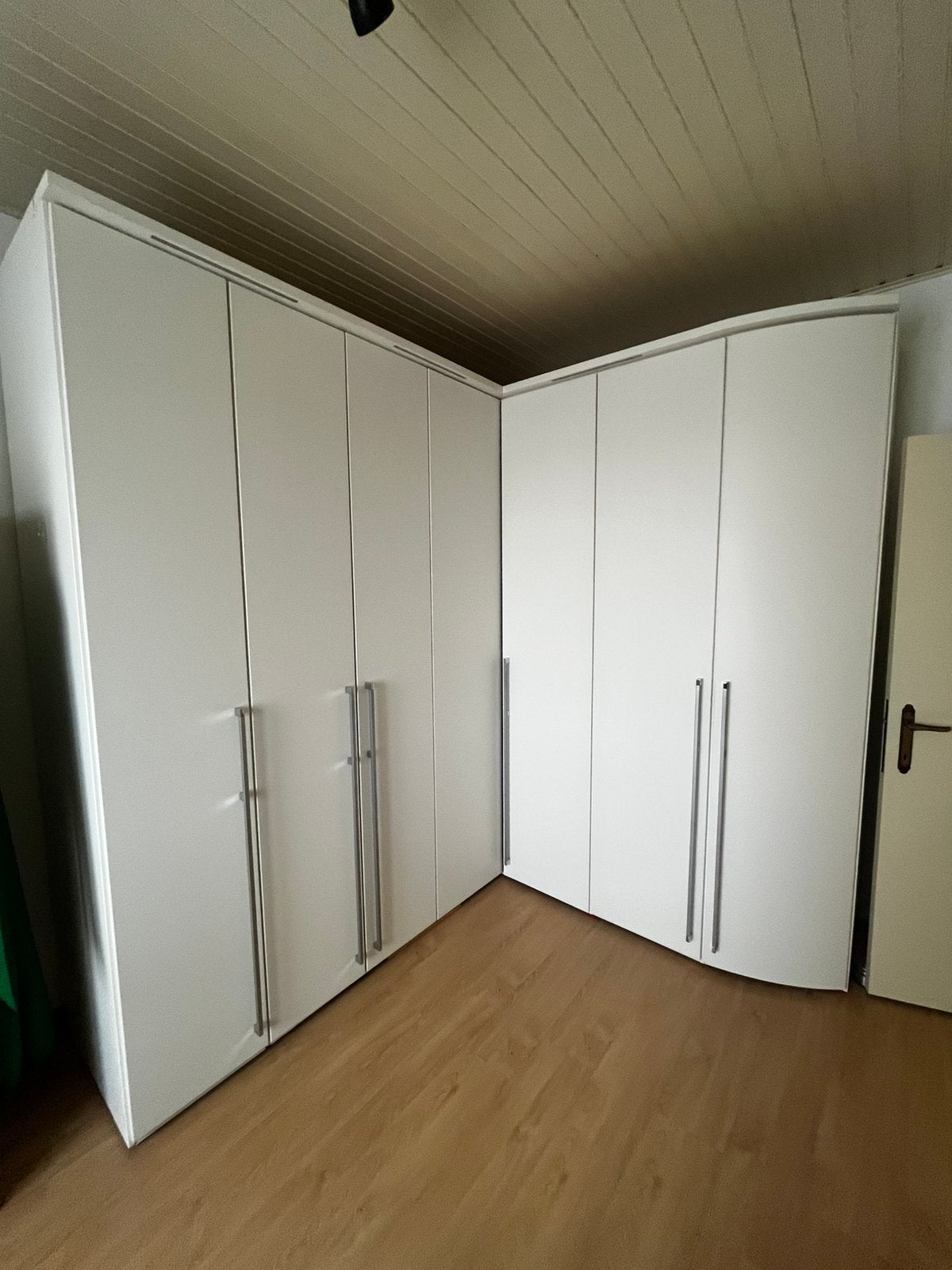 Grote moderne hoekkast (wit) – Uitstekende staat, Enlèvement, Comme neuf