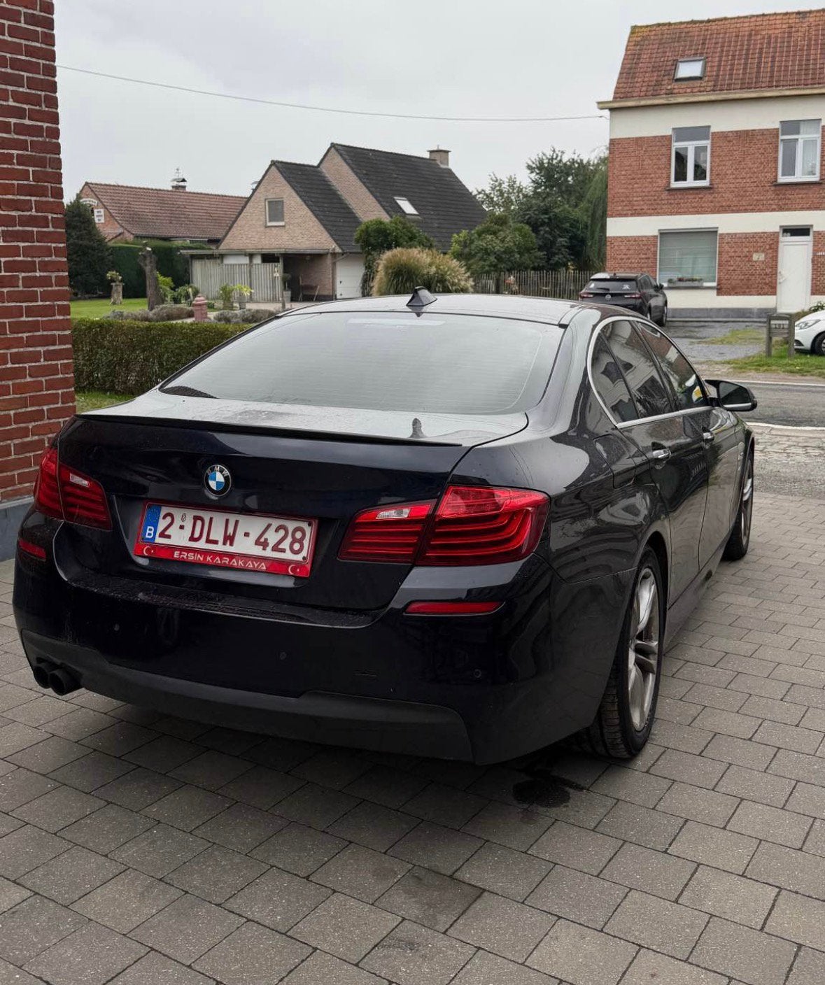 BMW 518d 2016 EURO 6b ( injectorprobleem ! ), Auto's, Automaat, Achterwielaandrijving, Blauw, Leder