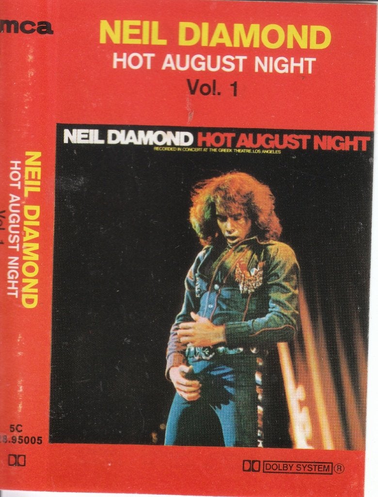 Hot August Night van Neil Diamond op MC, CD & DVD, Cassettes audio, Envoi, Pop, Originale