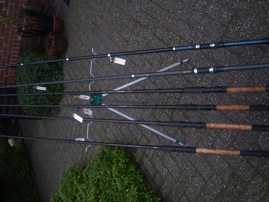 lange werphengels, Enlèvement, Comme neuf, Canne à pêche complète