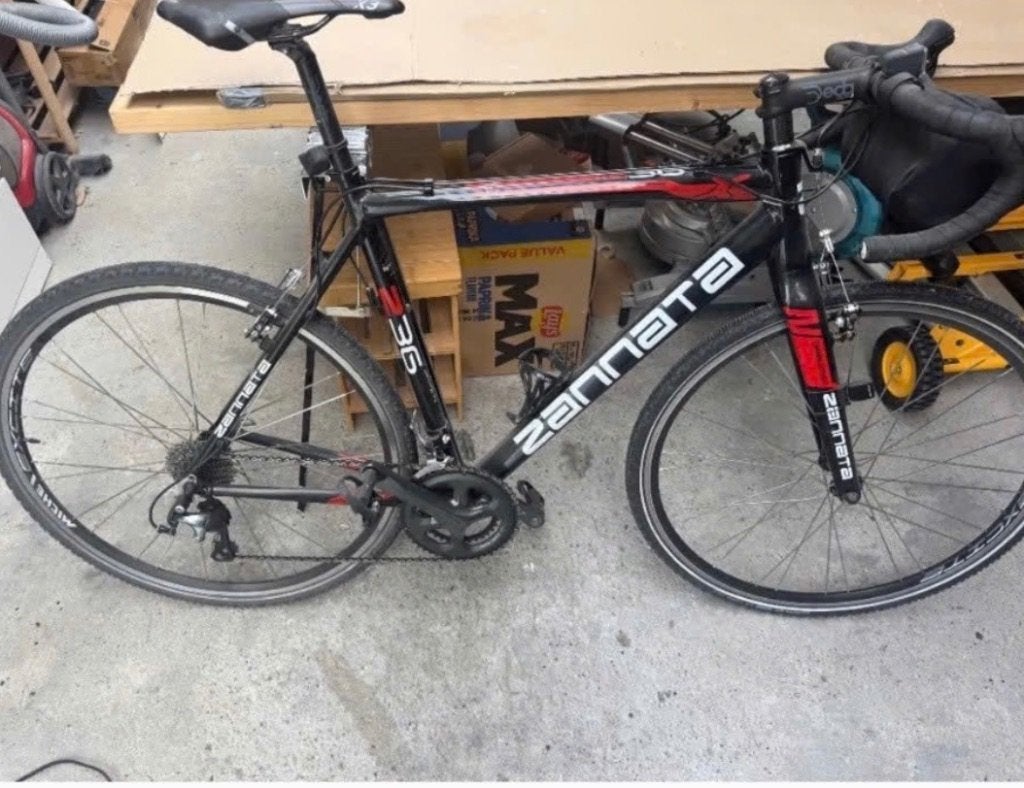 Zannata racefiets - allroad fiets - Maat 54, Vélos & Vélomoteurs, 10 à 15 vitesses, Aluminium, Enlèvement, Utilisé