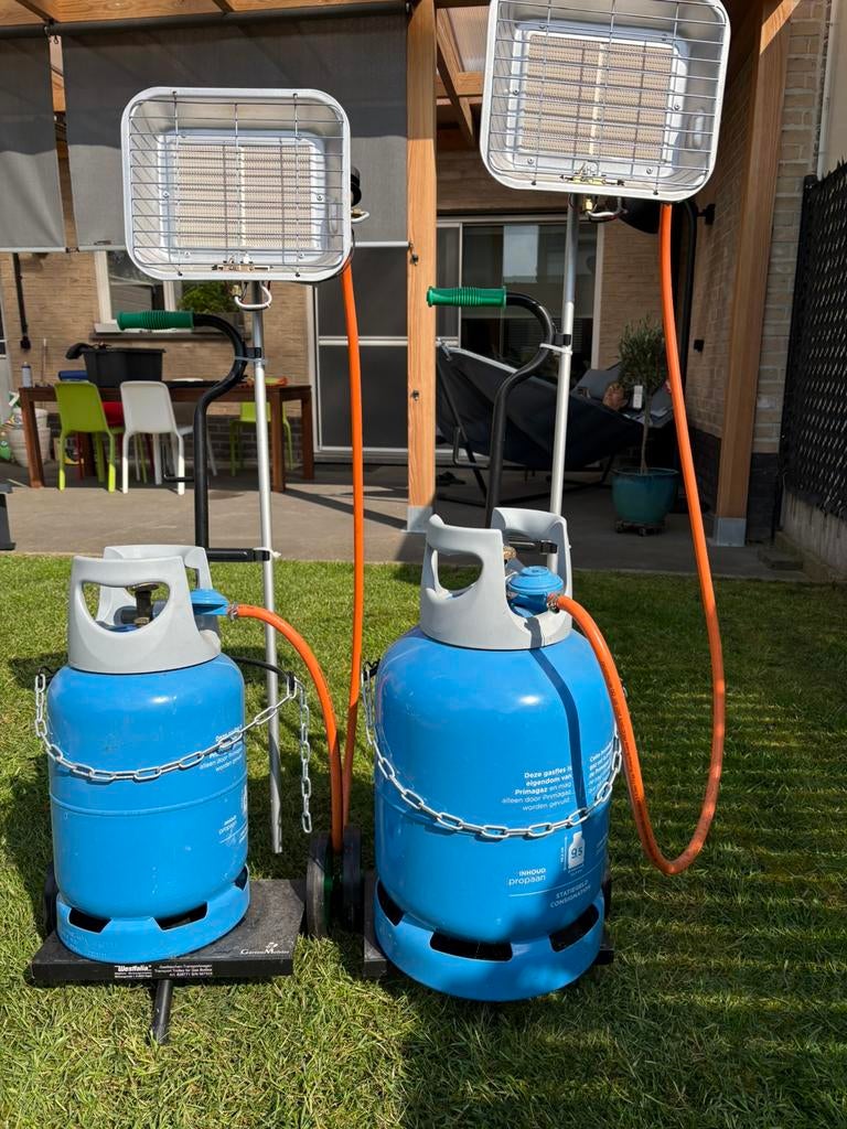 Verwarming op propaan, Ophalen, Zo goed als nieuw, Gas