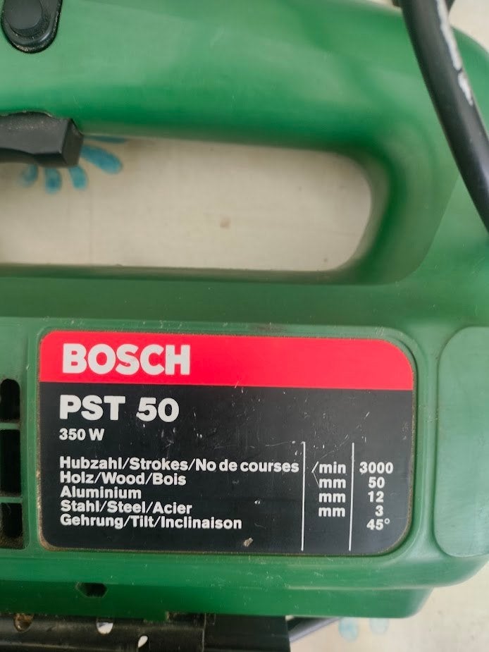 Decoupeerzaag, Bricolage & Construction, Moins de 600 watts, Enlèvement, Utilisé, Bosch groen