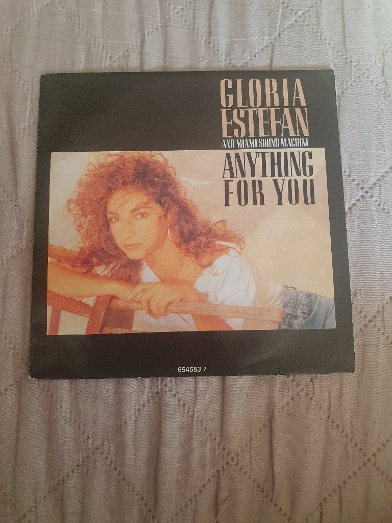 S - Gloria Estefan – Anything For You - 1989, CD & DVD, Latino et Salsa, Enlèvement ou Envoi, 7 inch, Comme neuf