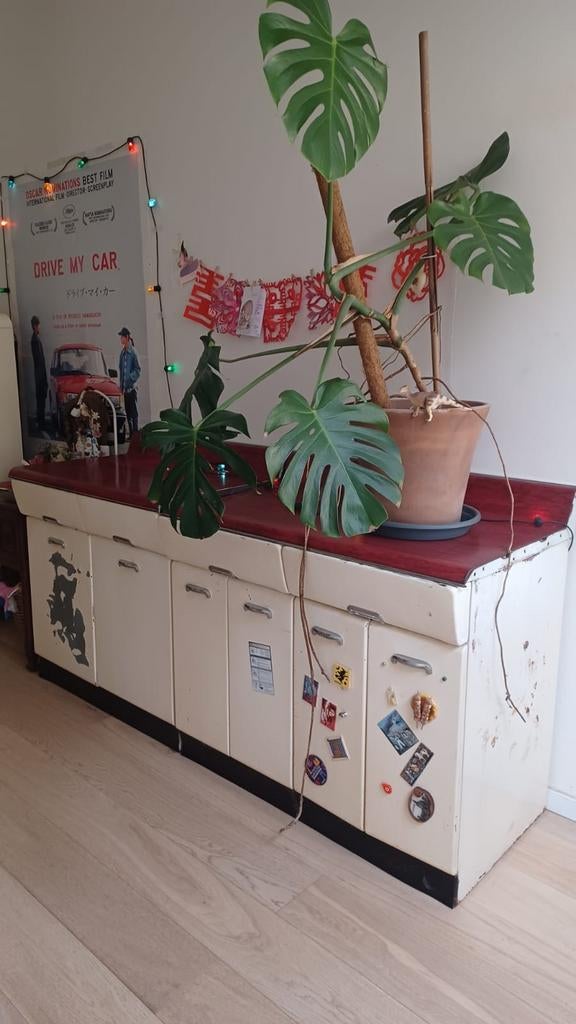 Vintage keukenkast, Loewy, Huis en Inrichting, Kasten | Dressoirs, Ophalen, Gebruikt, 150 tot 200 cm, 1950s, American Retro