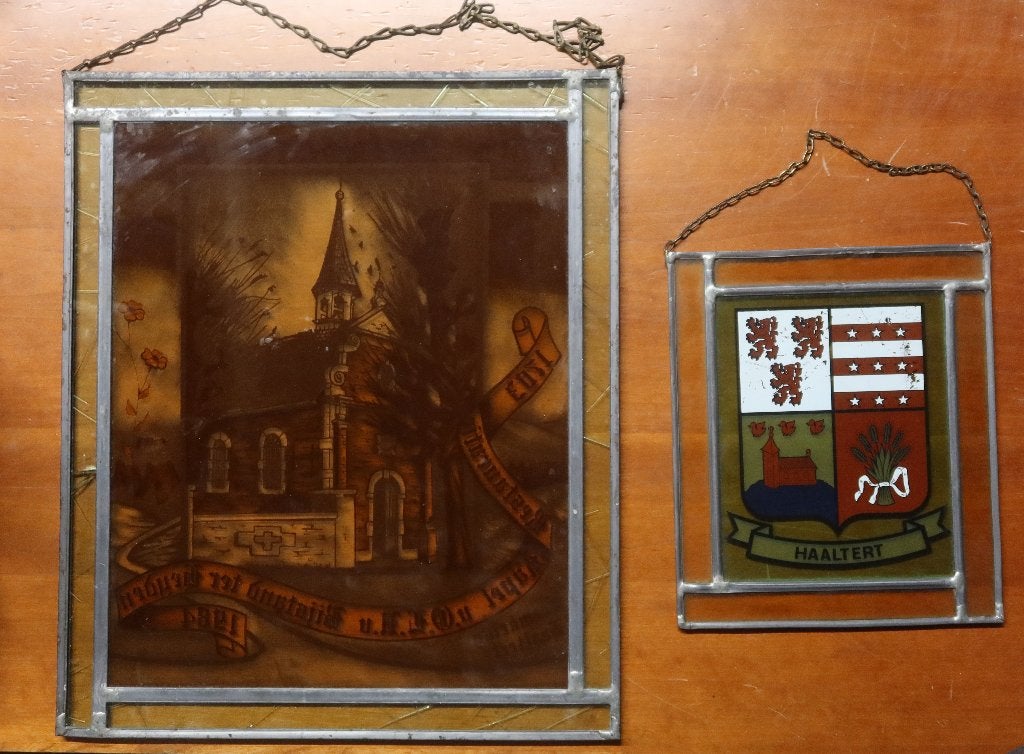 2 Glasramen Haaltert, Antiek en Kunst, Ophalen