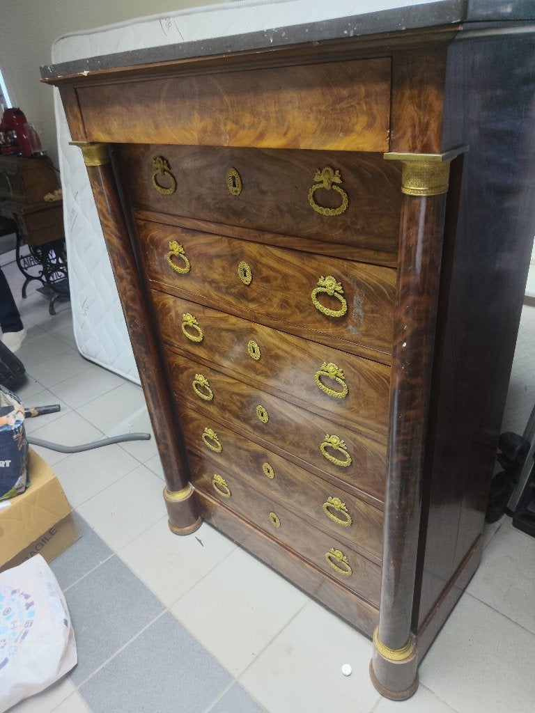 Meuble vintage bonne état, Ophalen, Gebruikt, Eikenhout