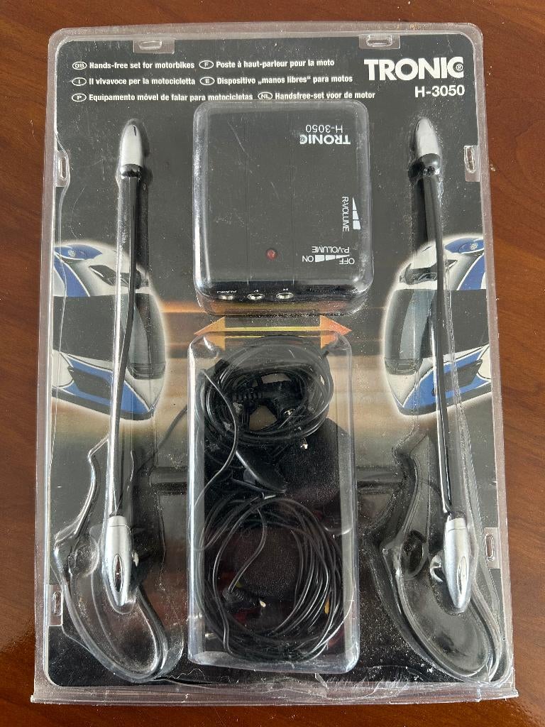 Interphone pour motards TRONIC H-3050 - jamais utilisé !, Enlèvement, Comme neuf