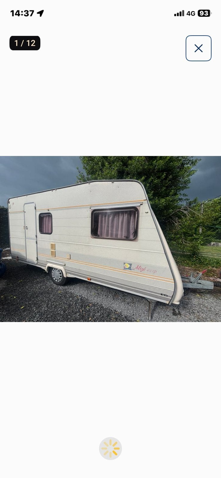 Sterckeman caravan 1999, Caravanes & Camping, Sterckeman, 4 à 5 mètres, 750 - 1000 kg, Particulier