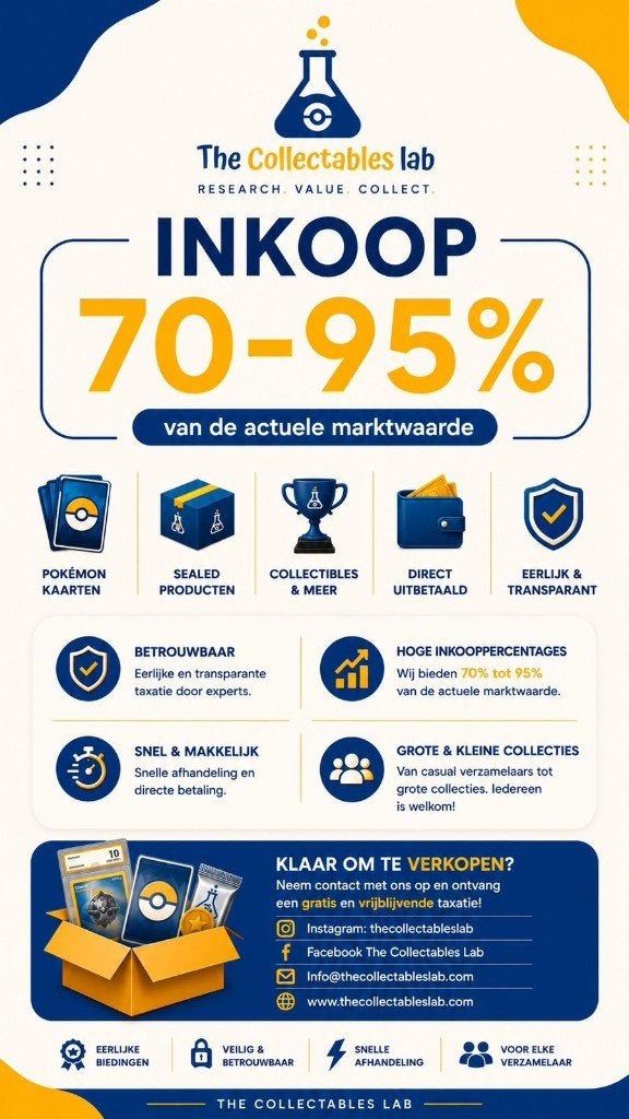 Wij kopen jouw Pokemon Collectie in tot wel 95%, Hobby en Vrije tijd, Ophalen of Verzenden
