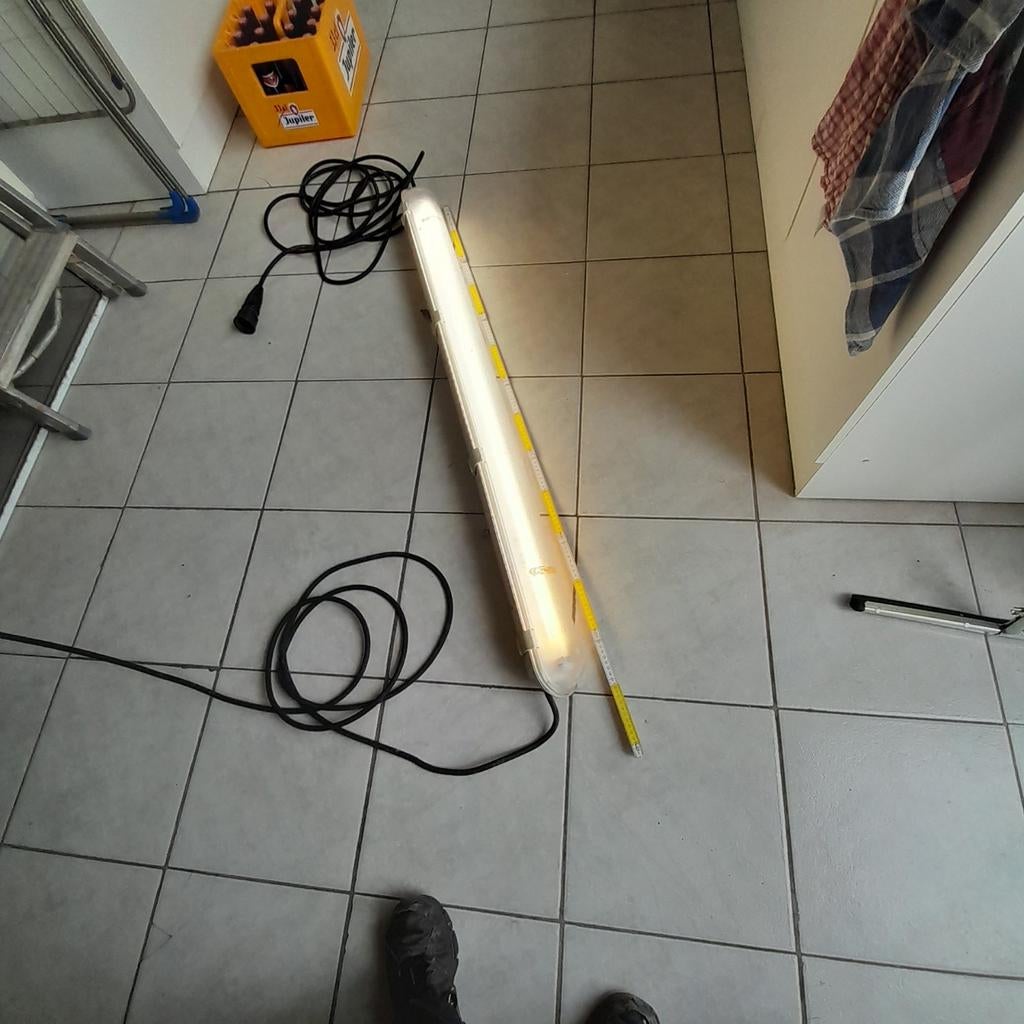 lampe fluorescente, Bricolage & Construction, Éclairage de chantier, Enlèvement, Lampe