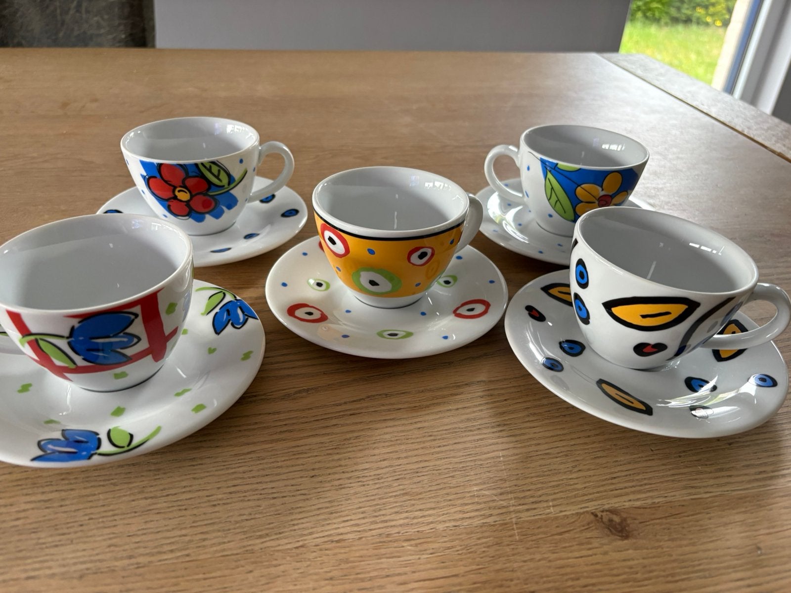 Kahla Espressokopjes met schoteltje, Ophalen, Vintage, Zo goed als nieuw, Kop(pen) en/of Schotel(s)